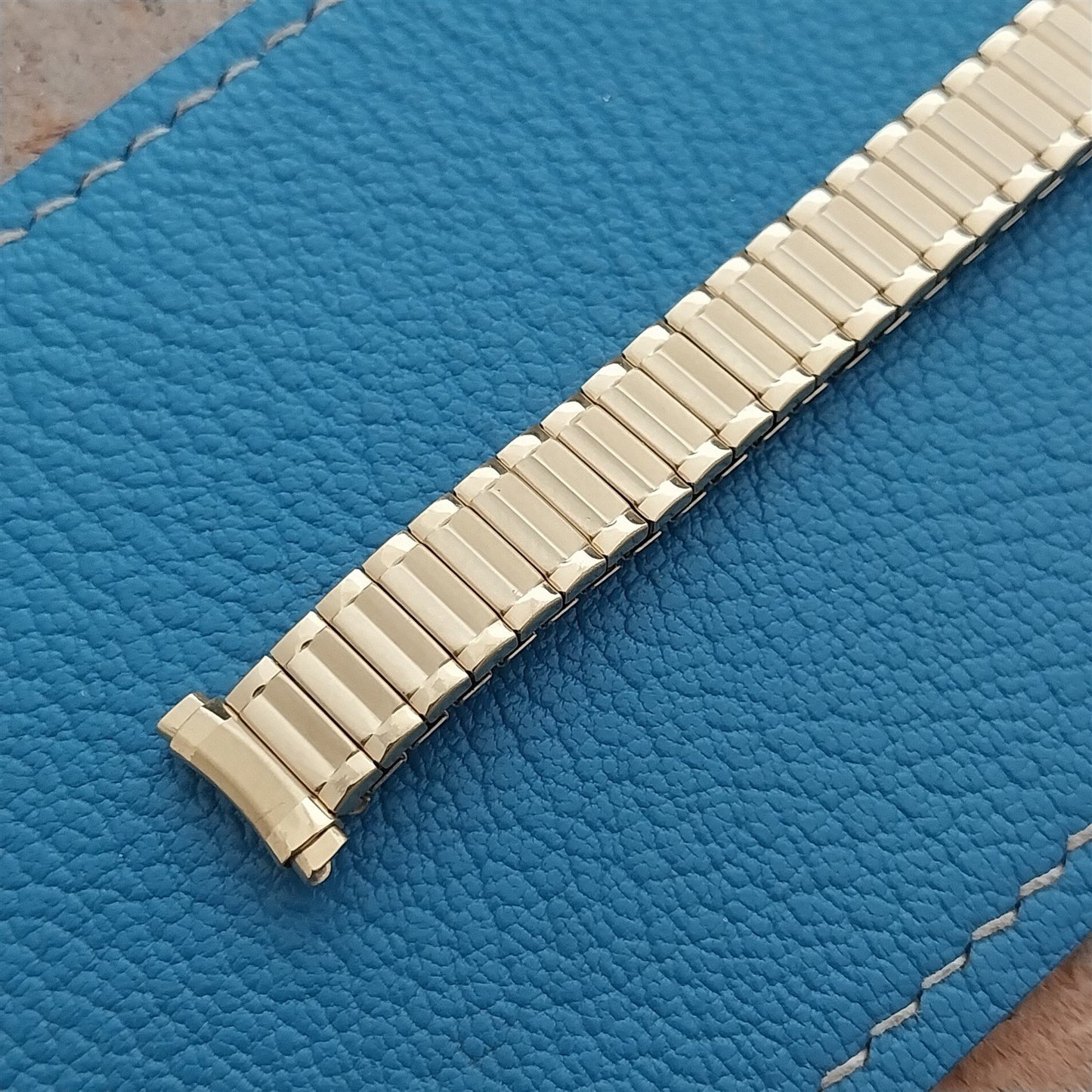 Speidel Hirsch Gold Tone 10mm 11mm 12mm Twistoflex Expansion Watch Band