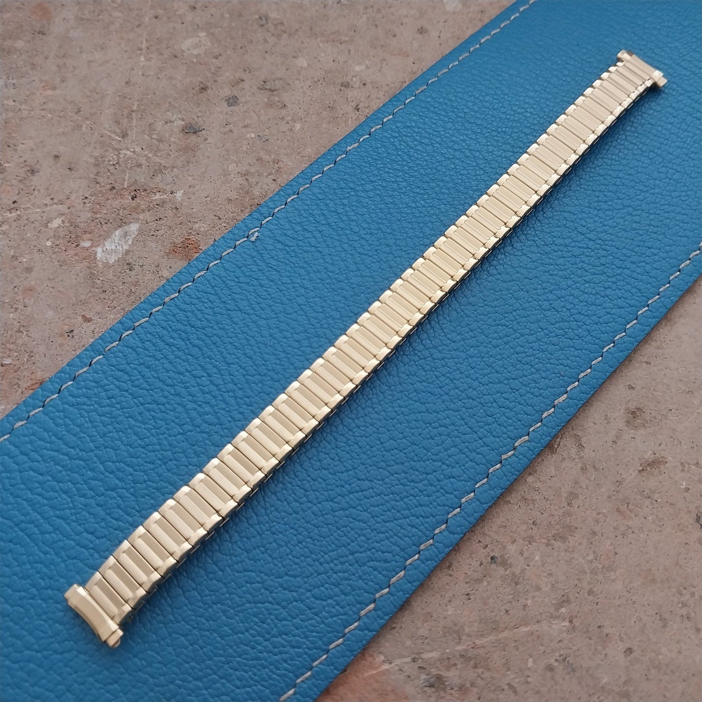 Speidel Hirsch Gold Tone 10mm 11mm 12mm Twistoflex Expansion Watch Band