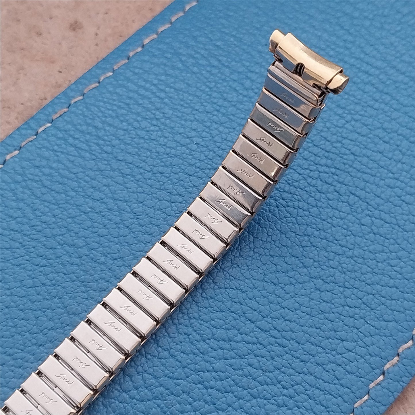 Speidel Hirsch Gold Tone 10mm 11mm 12mm Twistoflex Expansion Watch Band
