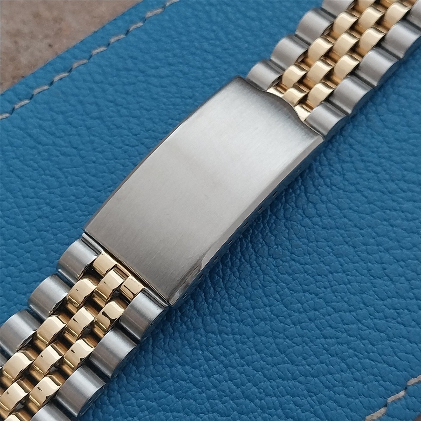 20mm Speidel Hirsch Stainless & Gold Tone Jubilee Unused Watch Band