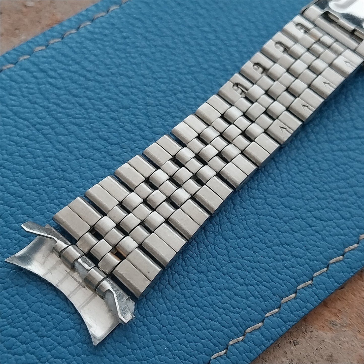 20mm Speidel Hirsch Stainless & Gold Tone Jubilee Unused Watch Band