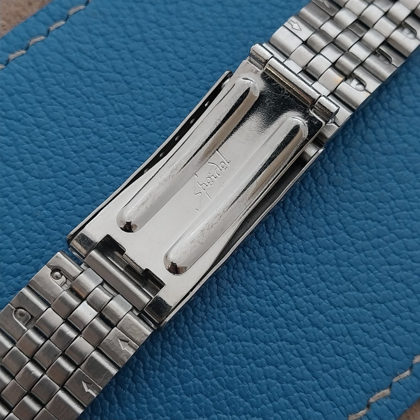 20mm Speidel Hirsch Stainless & Gold Tone Jubilee Unused Watch Band