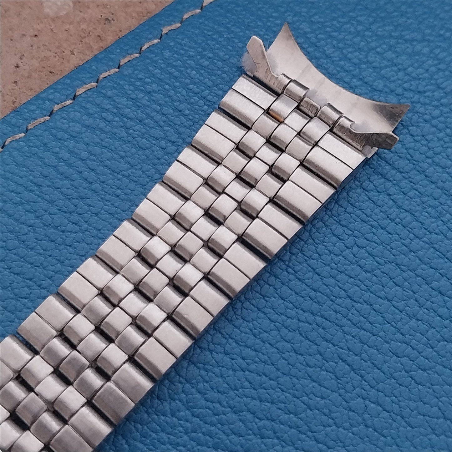20mm Speidel Hirsch Stainless & Gold Tone Jubilee Unused Watch Band