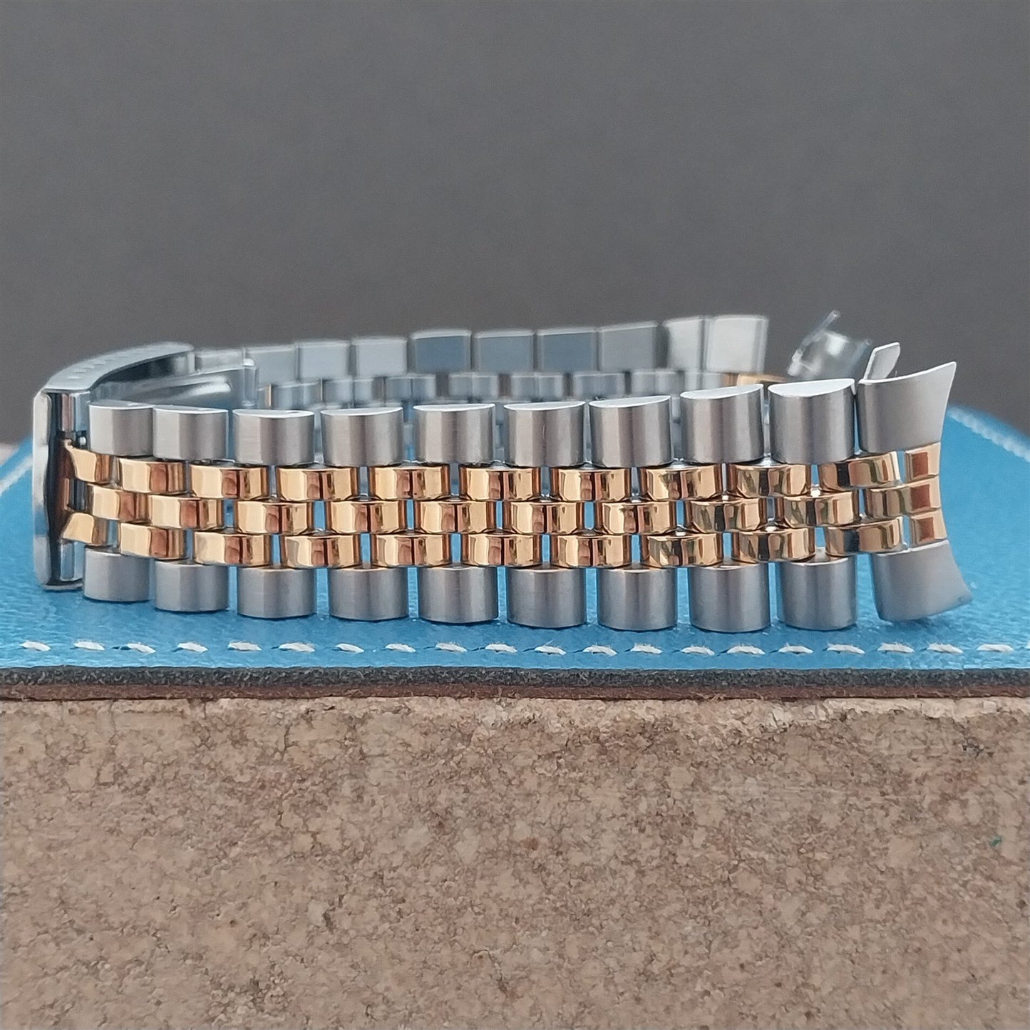 20mm Speidel Stainless Steel & Gold Tone Jubilee Unused Watch Band