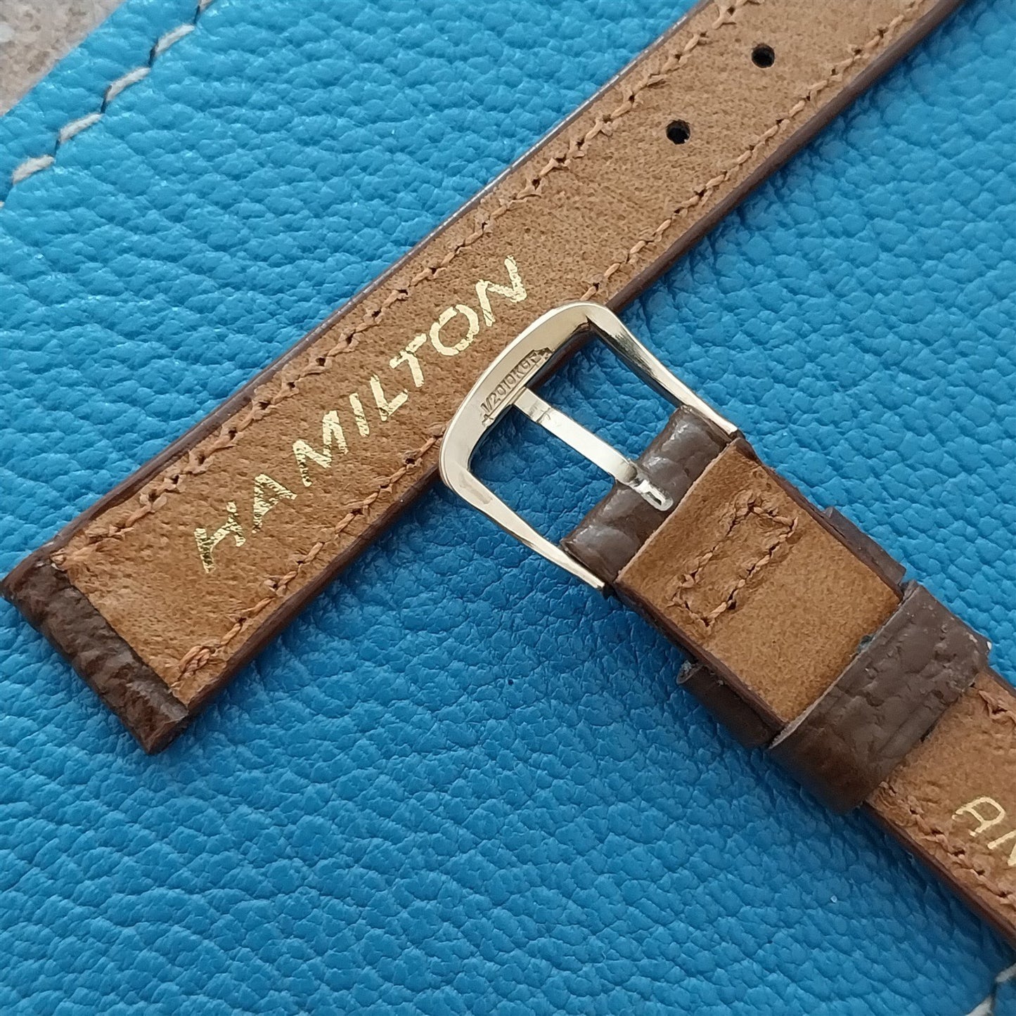 12mm Hamilton Ladies NOS Vintage Antelope Watch Strap & GF Buckle