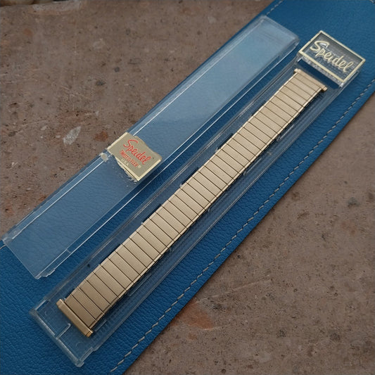 1970s Vintage 19mm 18mm 16m Yellow Gold RGP Speidel Expansion Unused Watch Band