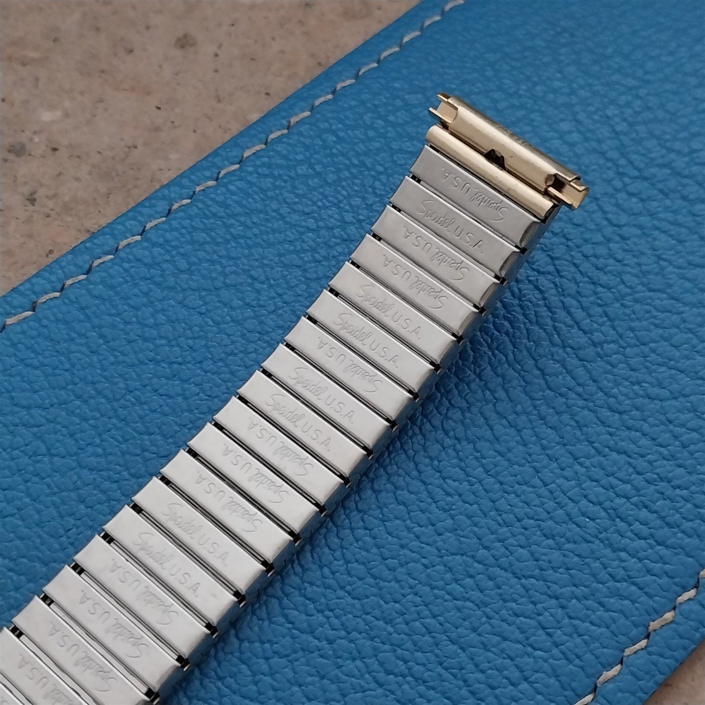 1970s Vintage 19mm 18mm 16m Yellow Gold RGP Speidel Expansion Unused Watch Band