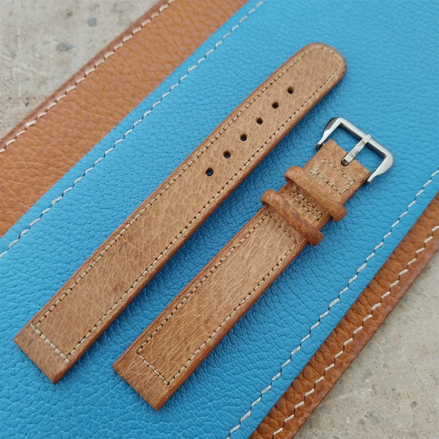 1940s Vintage 14mm Pigskin Unused Classic Watch Band