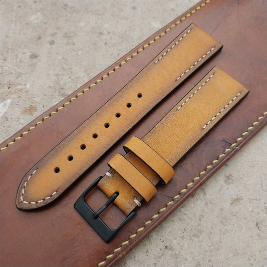 20mm Eulit Woodstock Natural Light Brown Leather 20/18 Watch Strap