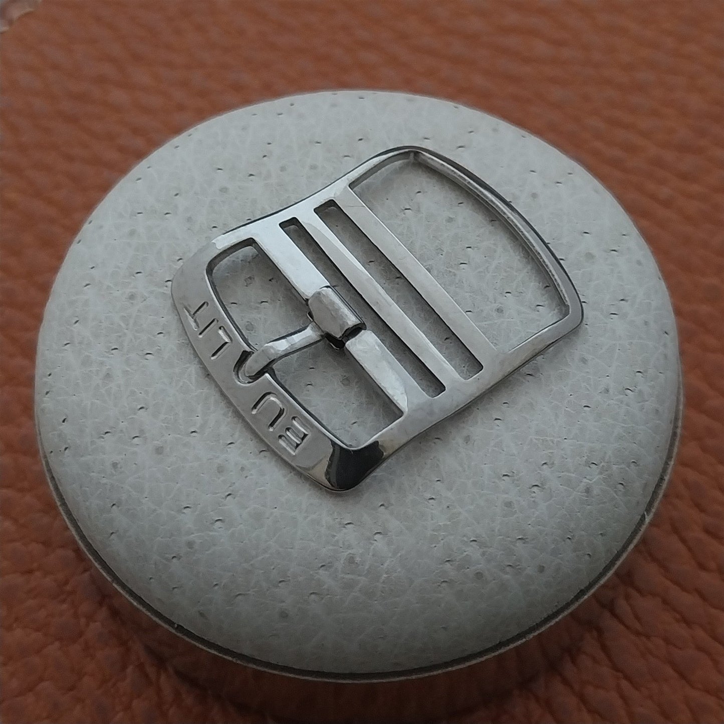 18mm Eulit Stainless Steel Buckle for Single-Pass Watch Straps