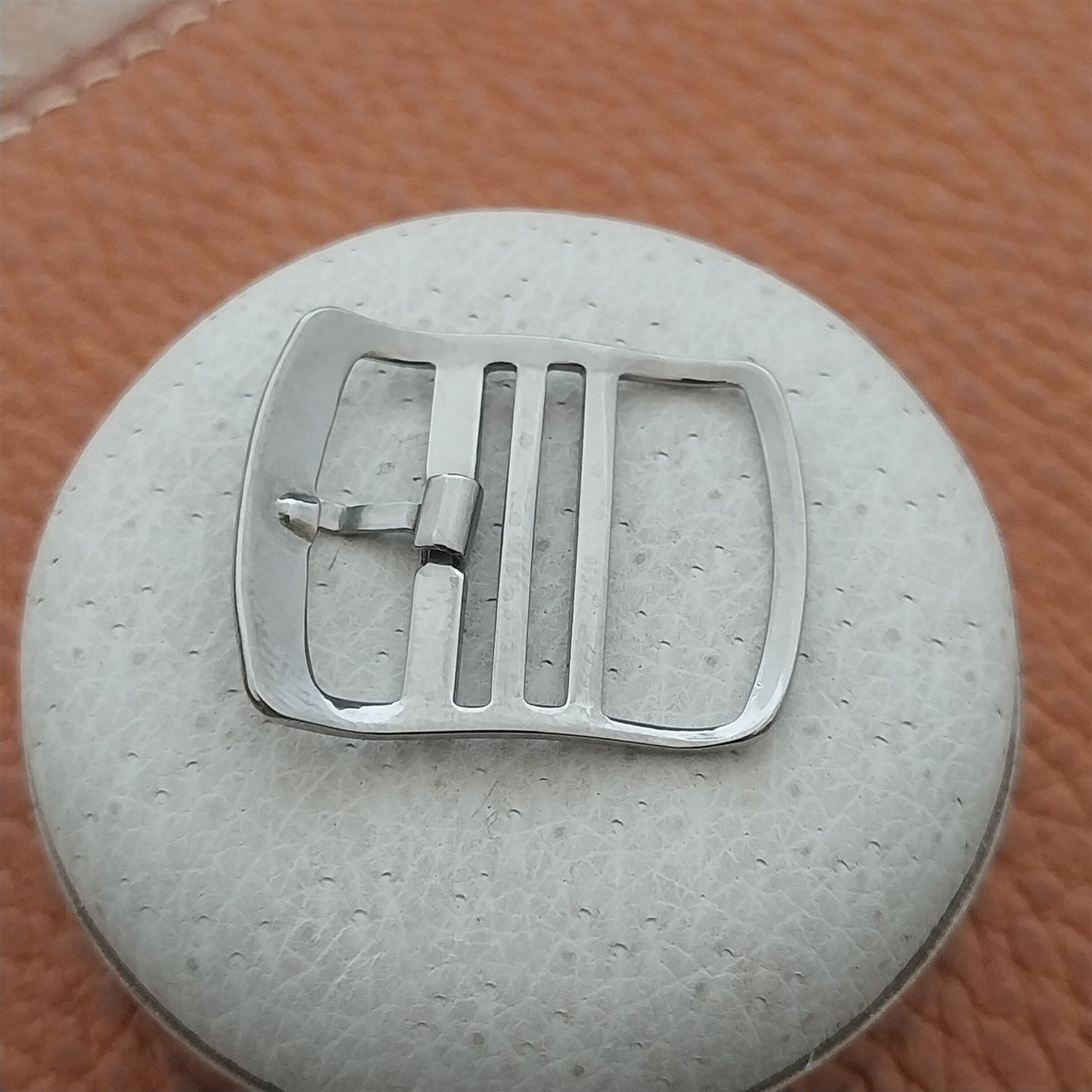 18mm Eulit Stainless Steel Buckle for Single-Pass Watch Straps