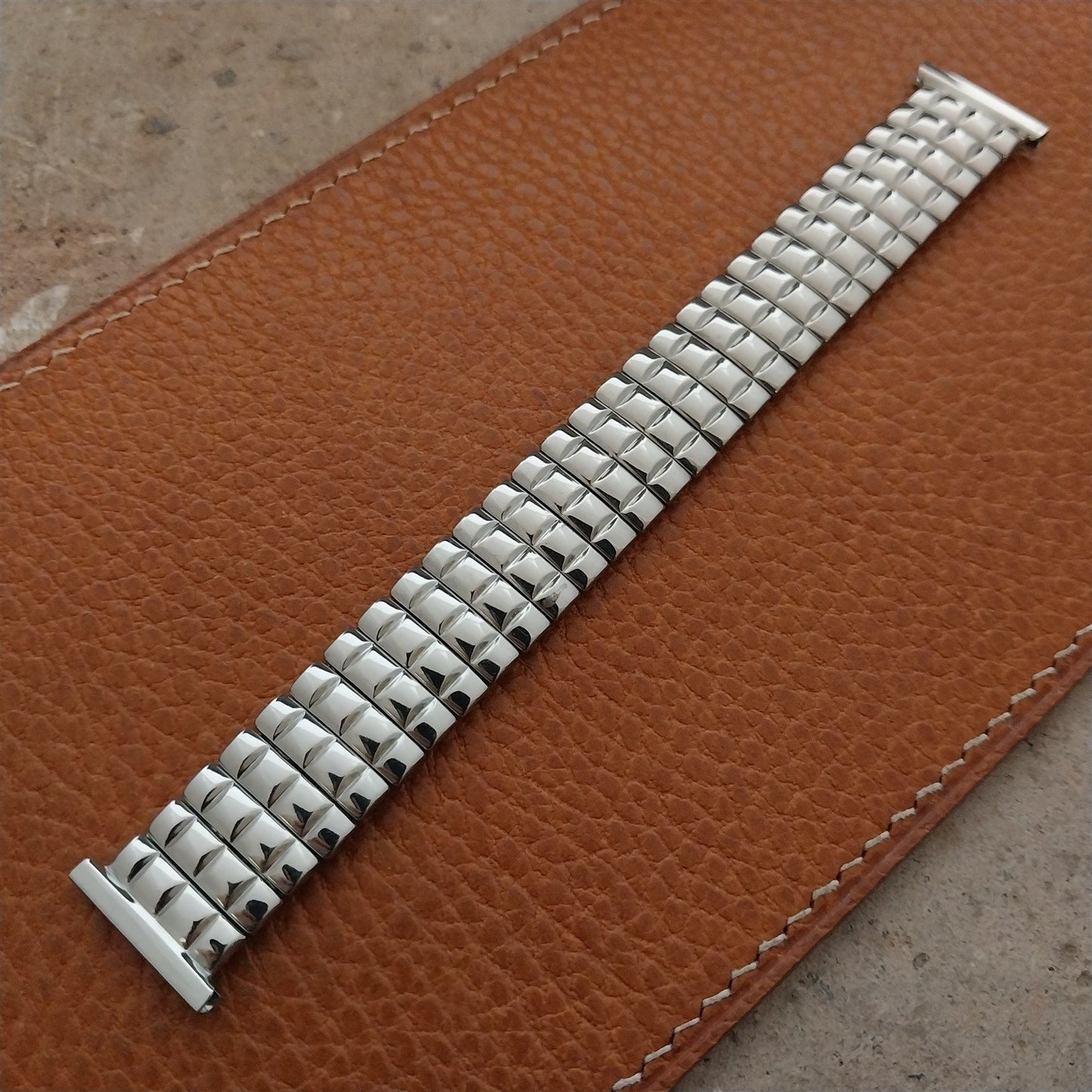 Mel Foster Stainless Steel Expansion Short 1950s Vintage Watch Band