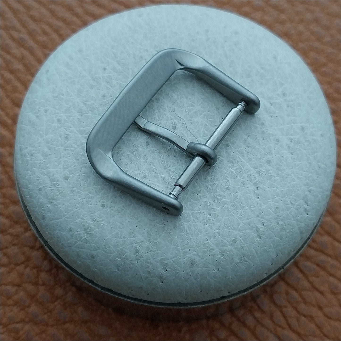 18mm Bead Blasted Stainless Steel Non-Reflective Field Watch Band Buckle