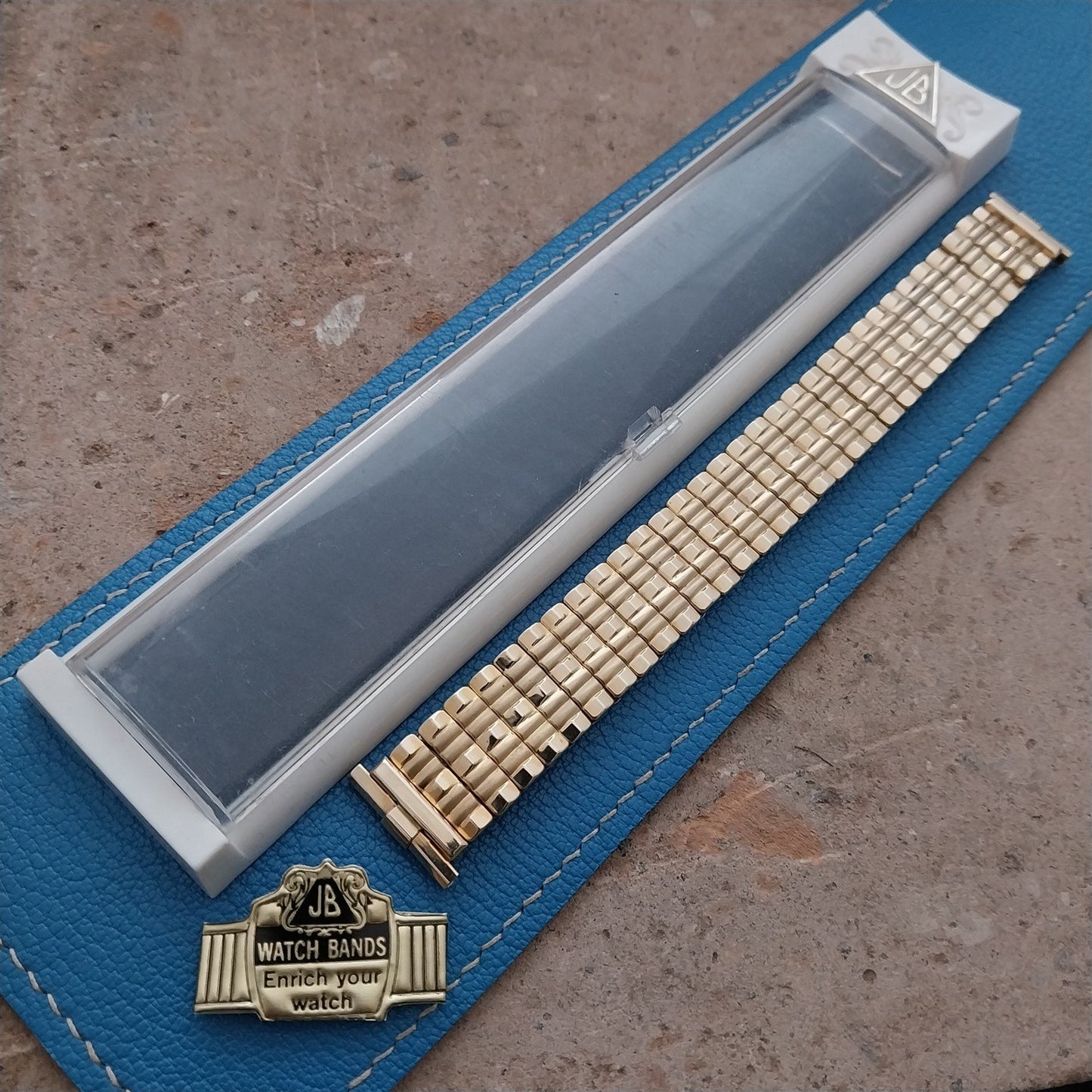 Vintage 17mm 18mm 19mm 10k Gold-Fill JB Champion Unused Classic 1960s Watch Band