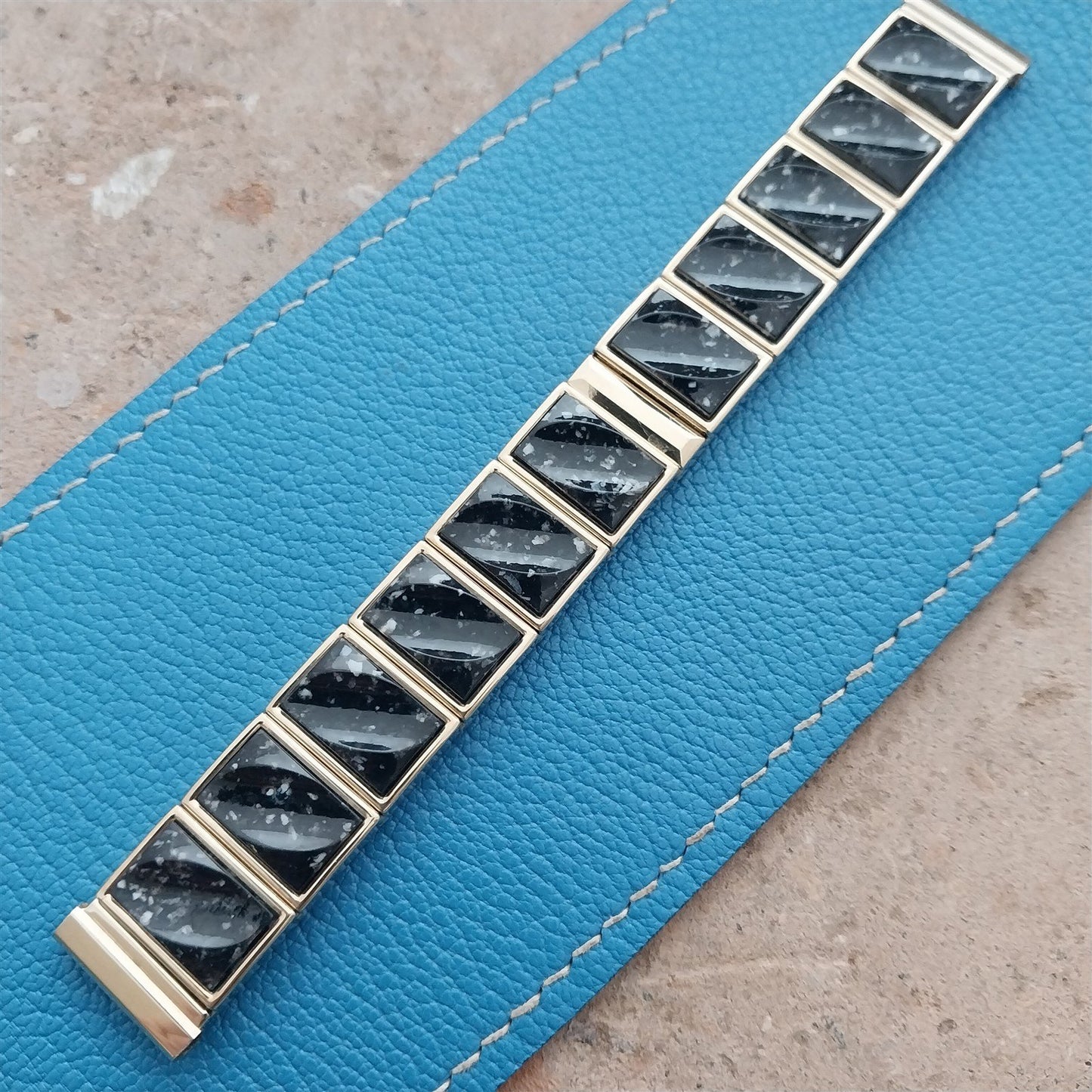Vintage 5/8" Gold-Fill Gemex Monte Carlo Unused Classic 1950s NOS Watch Band