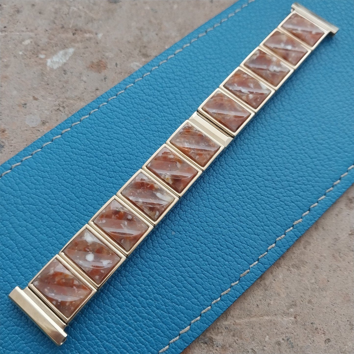 Vintage 19mm 18mm 16mm 12K Gold-Filled Gemex Monte Carlo Unused 1950s Watch Band