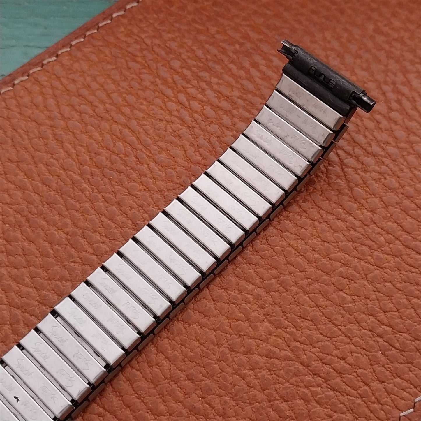 16mm 18mm 20mm Speidel Snakeskin Enameled Classic Stretch Vintage Watch Band