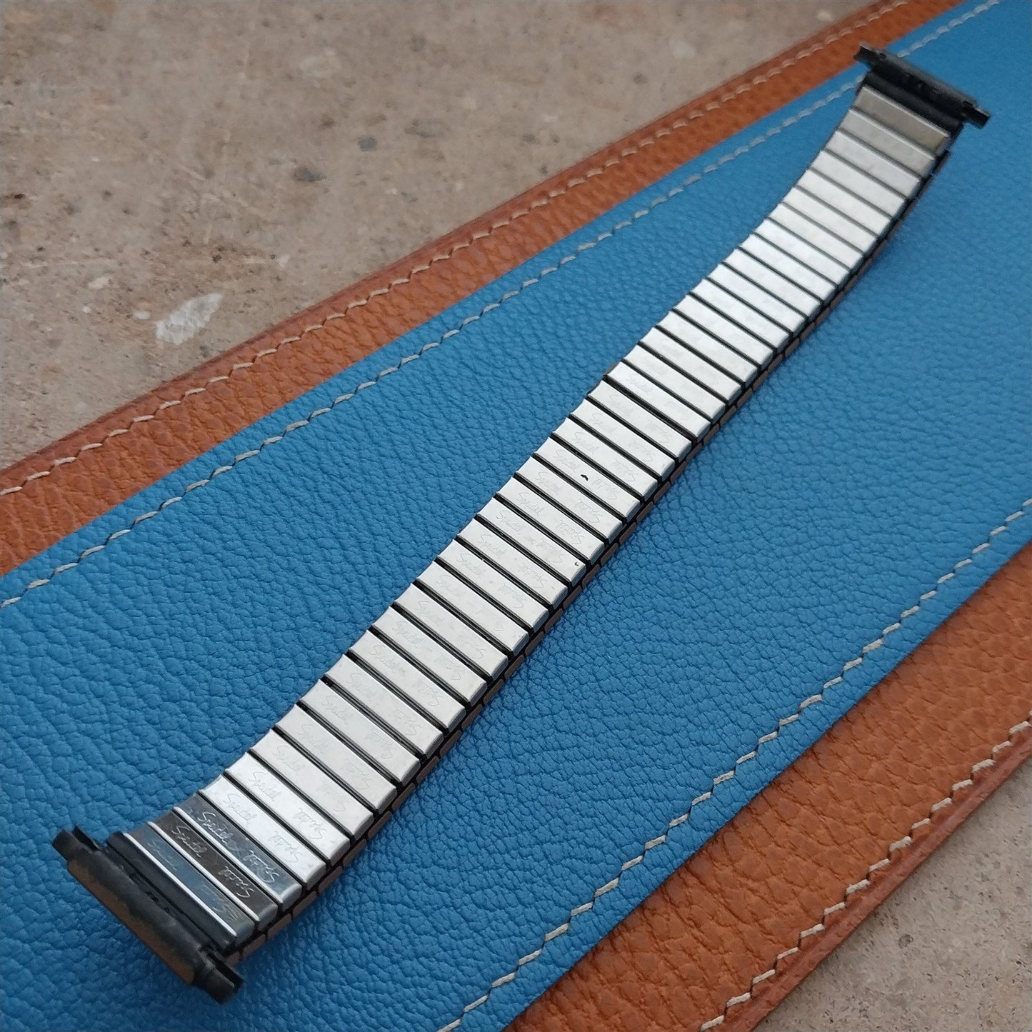 16mm 18mm 20mm Speidel Snakeskin Enameled Classic Stretch Vintage Watch Band