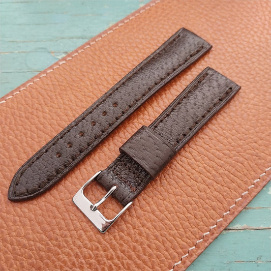 19mm Kalbe Pigskin Single-Keeper Classic Unused Vintage Watch Strap