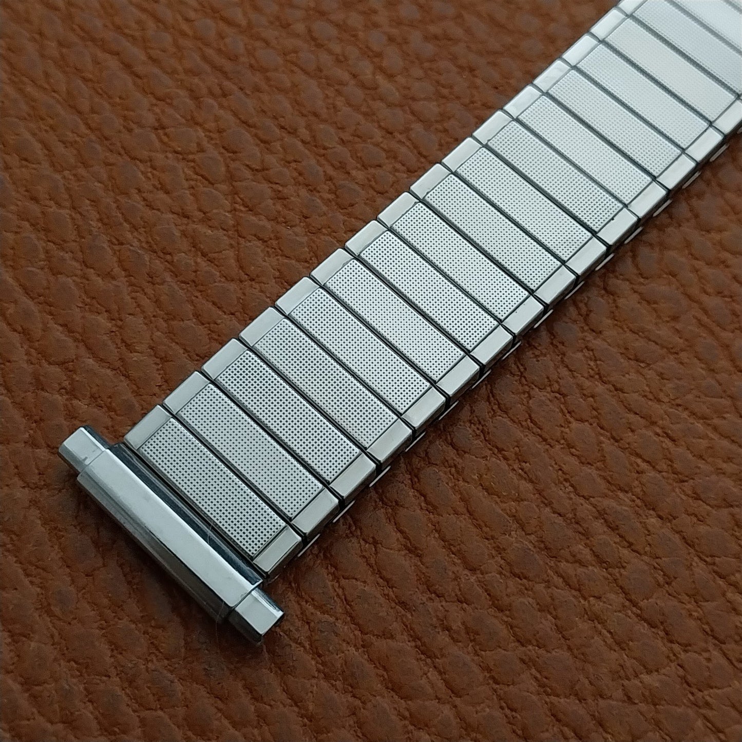 17mm 18mm 19mm Kreisler Flexon Stainless Steel Unused 1980s Watch Band