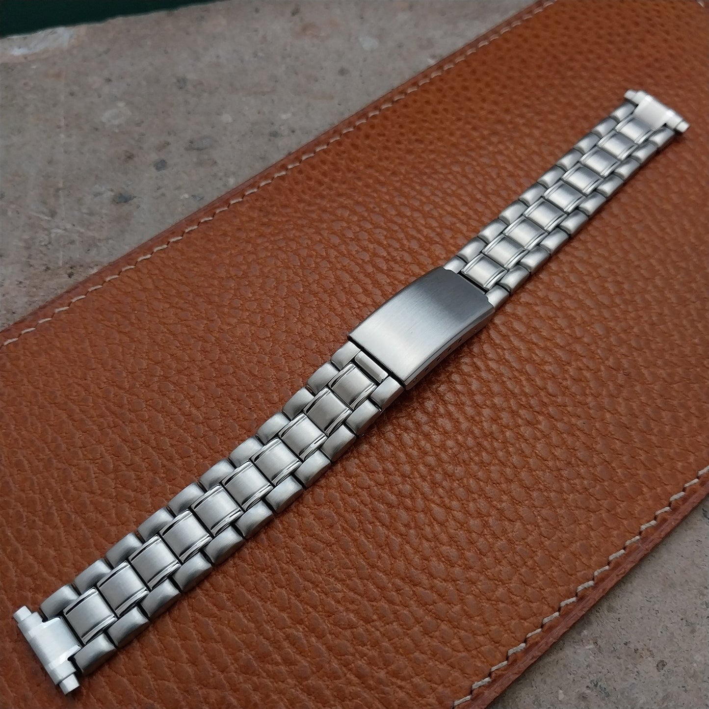 12mm 14mm 16mm Ladies Speidel Hirsch Stainless Steel Vintage Watch Band