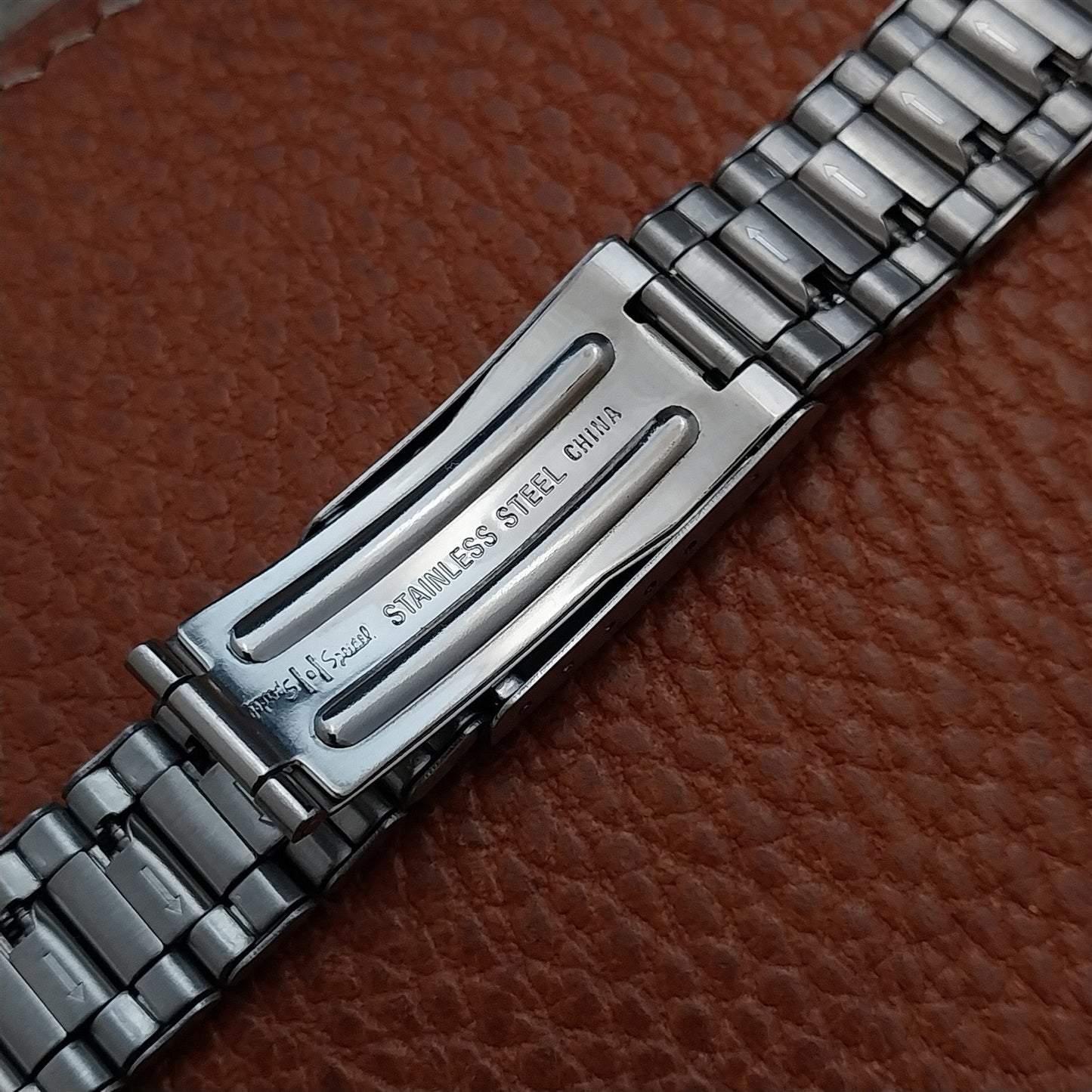 12mm 14mm 16mm Ladies Speidel Hirsch Stainless Steel Vintage Watch Band