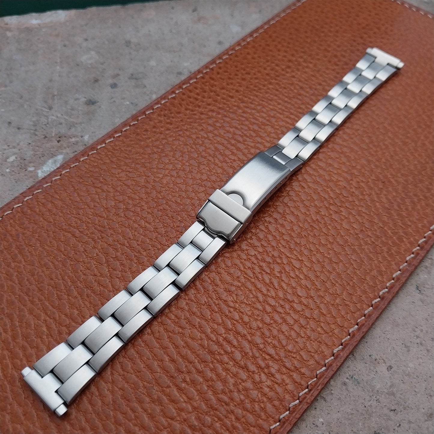 12mm 14mm 16mm Ladies Speidel Hirsch Stainless Steel Vintage Watch Band