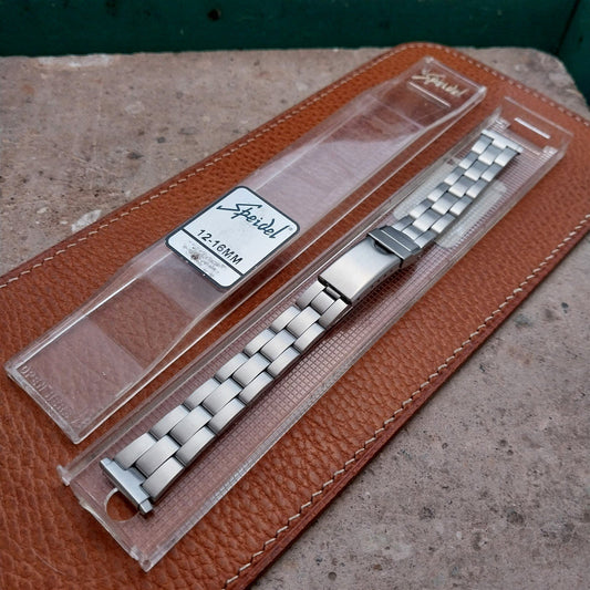 12mm 14mm 16mm Ladies Speidel Hirsch Stainless Steel Vintage Watch Band