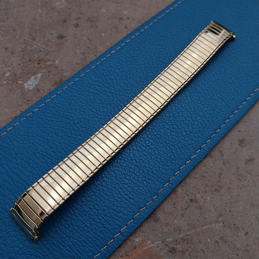 Vintage 14mm 15mm 16mm Ladies Speidel Gold Tone Unused Watch Band