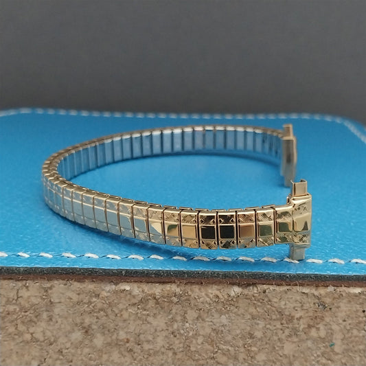 Vintage 11mm 12mm 14mm Ladies Speidel Gold Tone Unused Watch Band