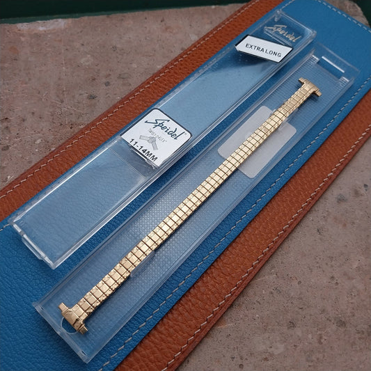 Vintage 11mm 12mm 14mm Ladies Speidel Gold Tone Unused Watch Band