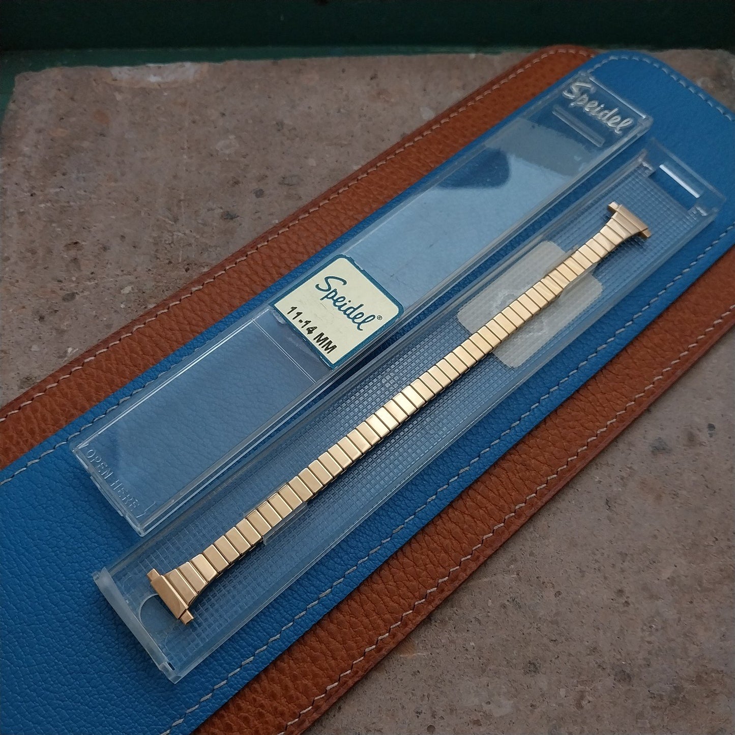 Vintage 11mm 12mm 14mm Ladies Speidel Gold Tone Unused Watch Band