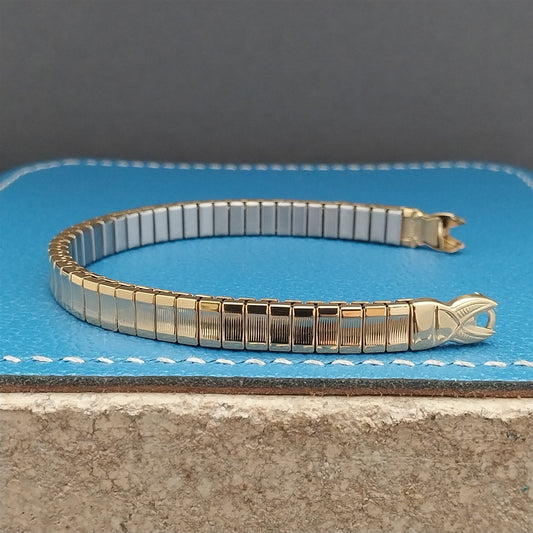 Ladies Stuller Gold-Tone Expansion Unused Cocktail Watch Band