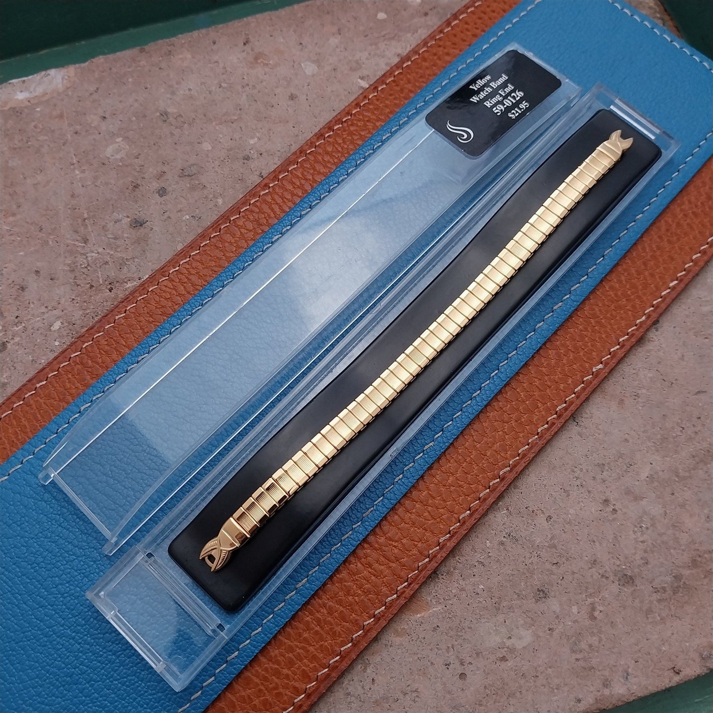 Ladies Stuller Gold-Tone Expansion Unused Cocktail Watch Band