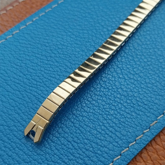 Yellow Gold-Tone Speidel Unused Vintage Cocktail Watch Band