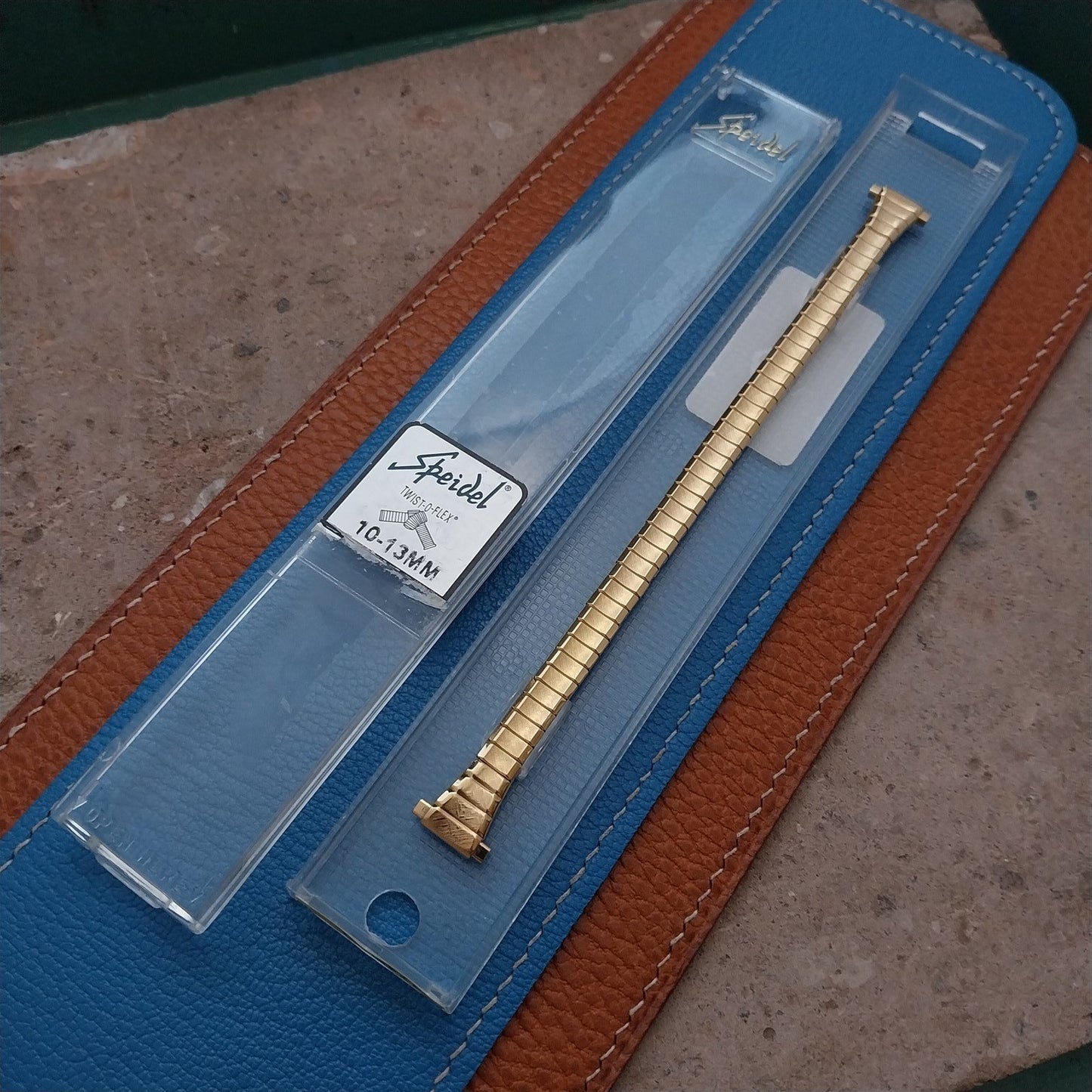 Vintage 10mm 12mm 13mm Ladies Speidel Gold Tone Unused Watch Band
