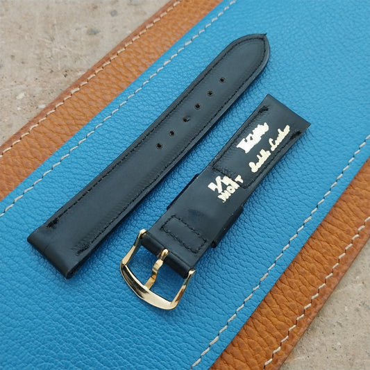 Vintage 1960s 17mm Kalbe Calfskin Leather Strap Watch Strap