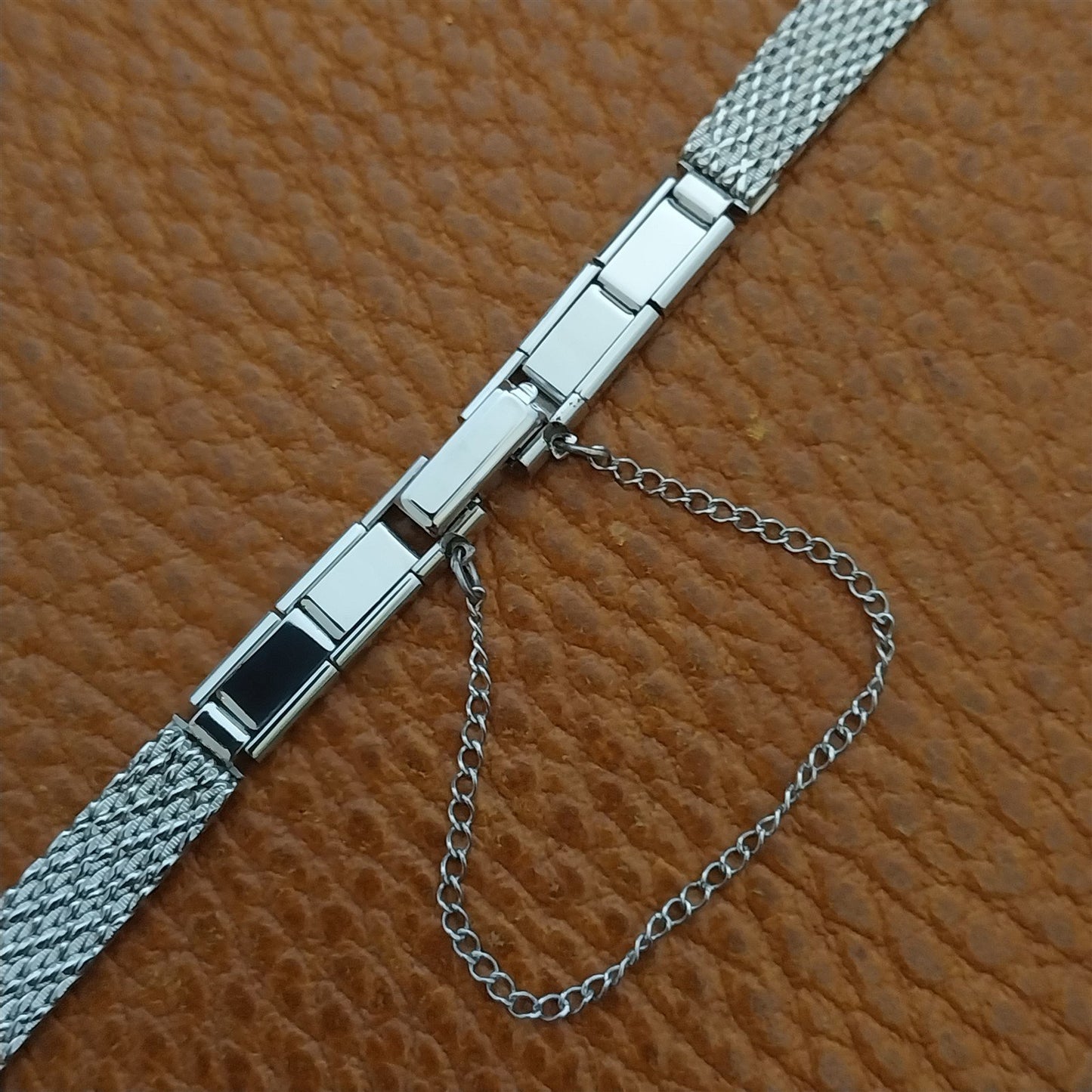 Classic Hadley White Gold RGP Mesh Ladies Vintage Cocktail Watch Band