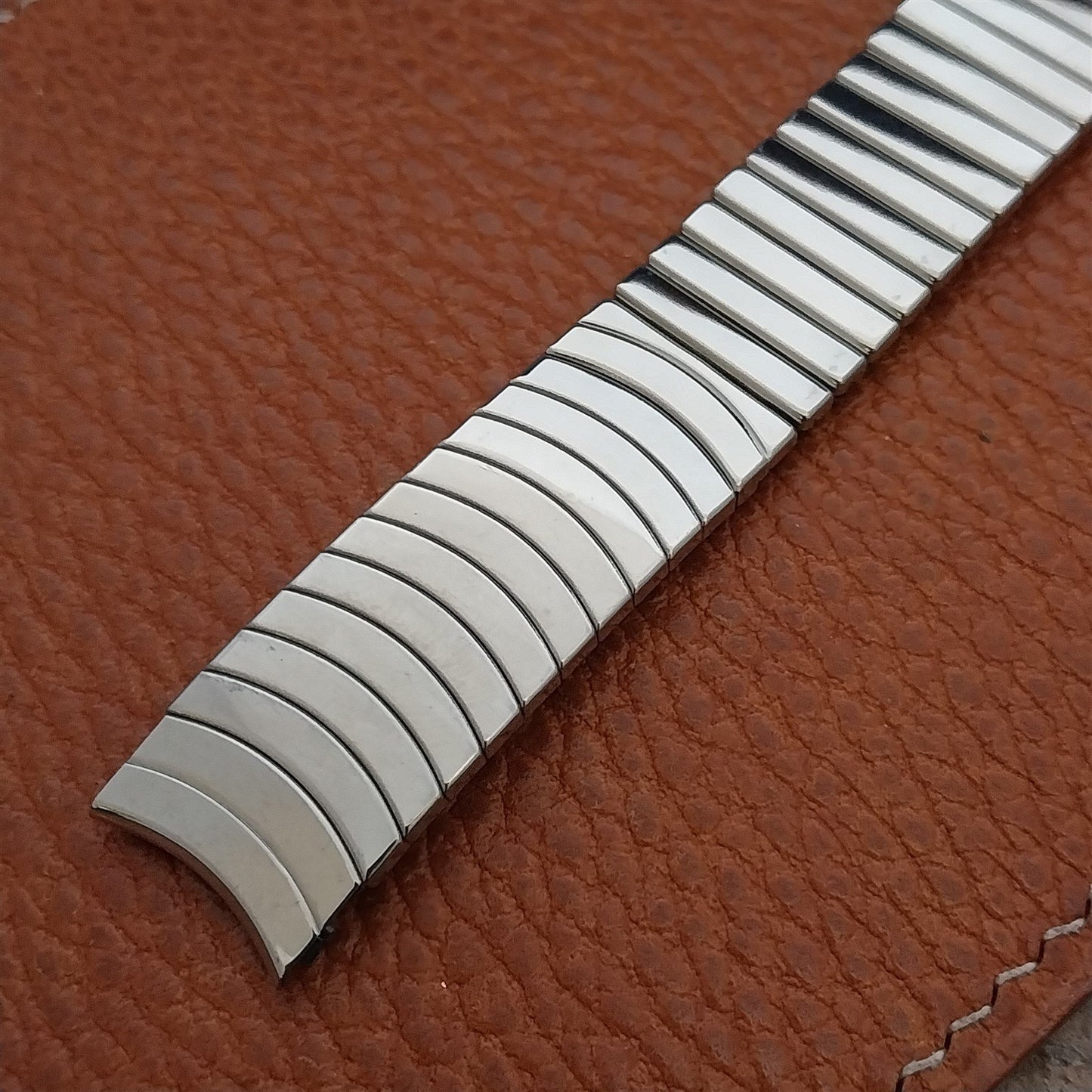 5/8" JB Champion Stainless Steel Expansion Unused 1960s Vintage Watch Band