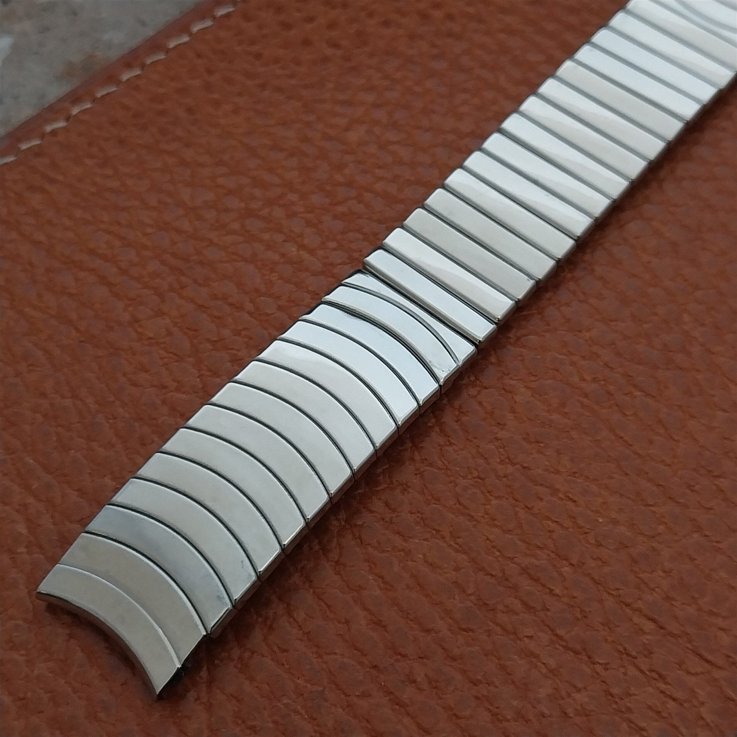 5/8" JB Champion Stainless Steel Expansion Unused 1960s Vintage Watch Band