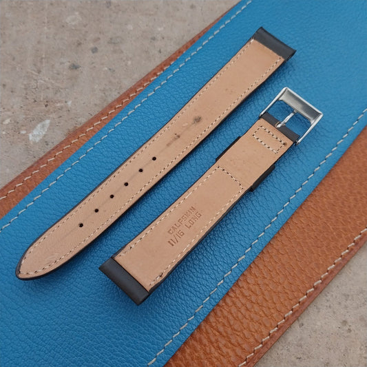 Vintage 17.6mm Long Mormac Tapered Calfskin 1960s Unused Vintage Watch Strap