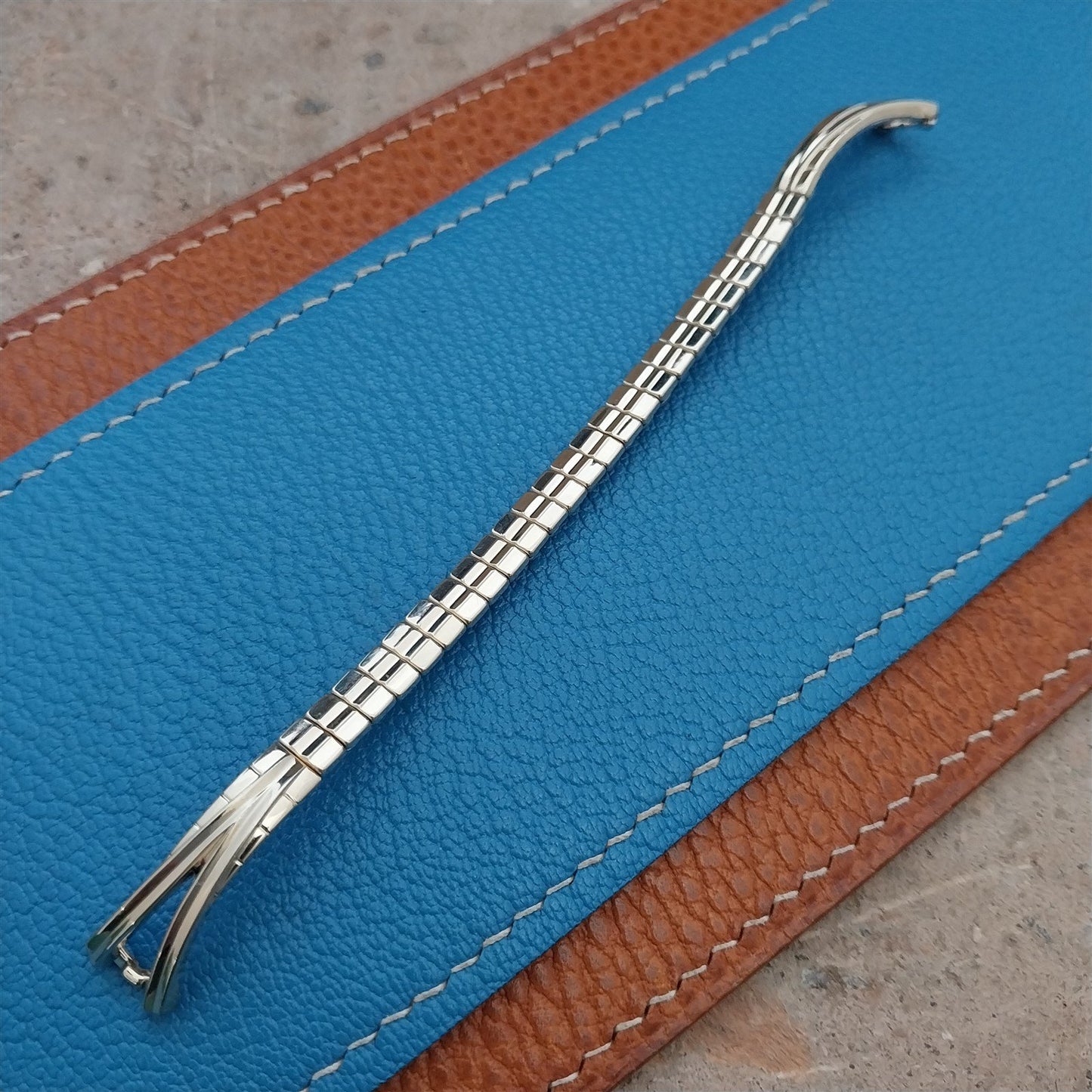 1950s Vintage Ladies Yellow Gold-Filled Speidel Unused Cocktail Watch Band
