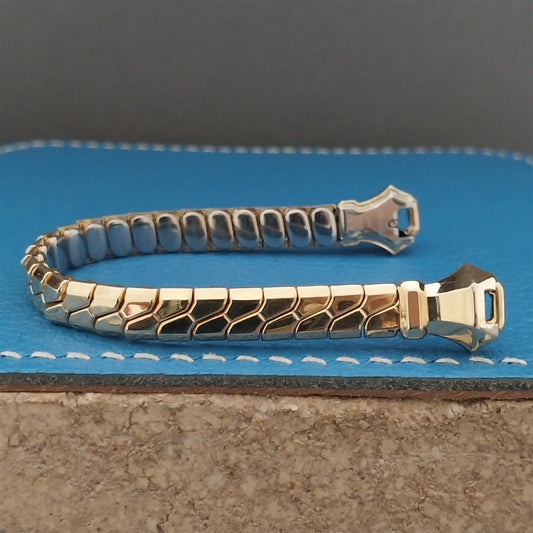 1947 Vintage Ladies Yellow Gold-Filled Speidel Unused Cocktail Watch Band