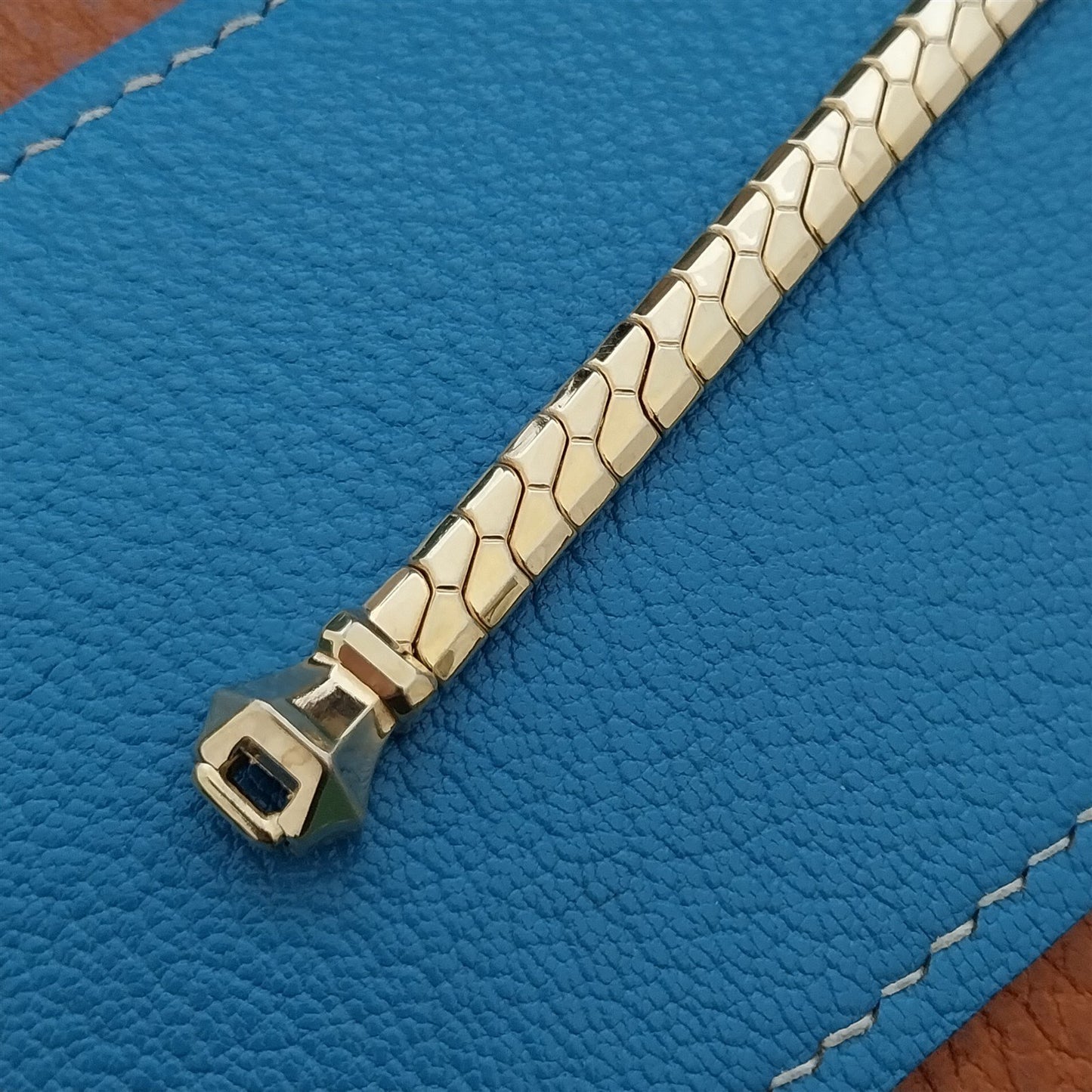 1947 Vintage Ladies Yellow Gold-Filled Speidel Unused Cocktail Watch Band