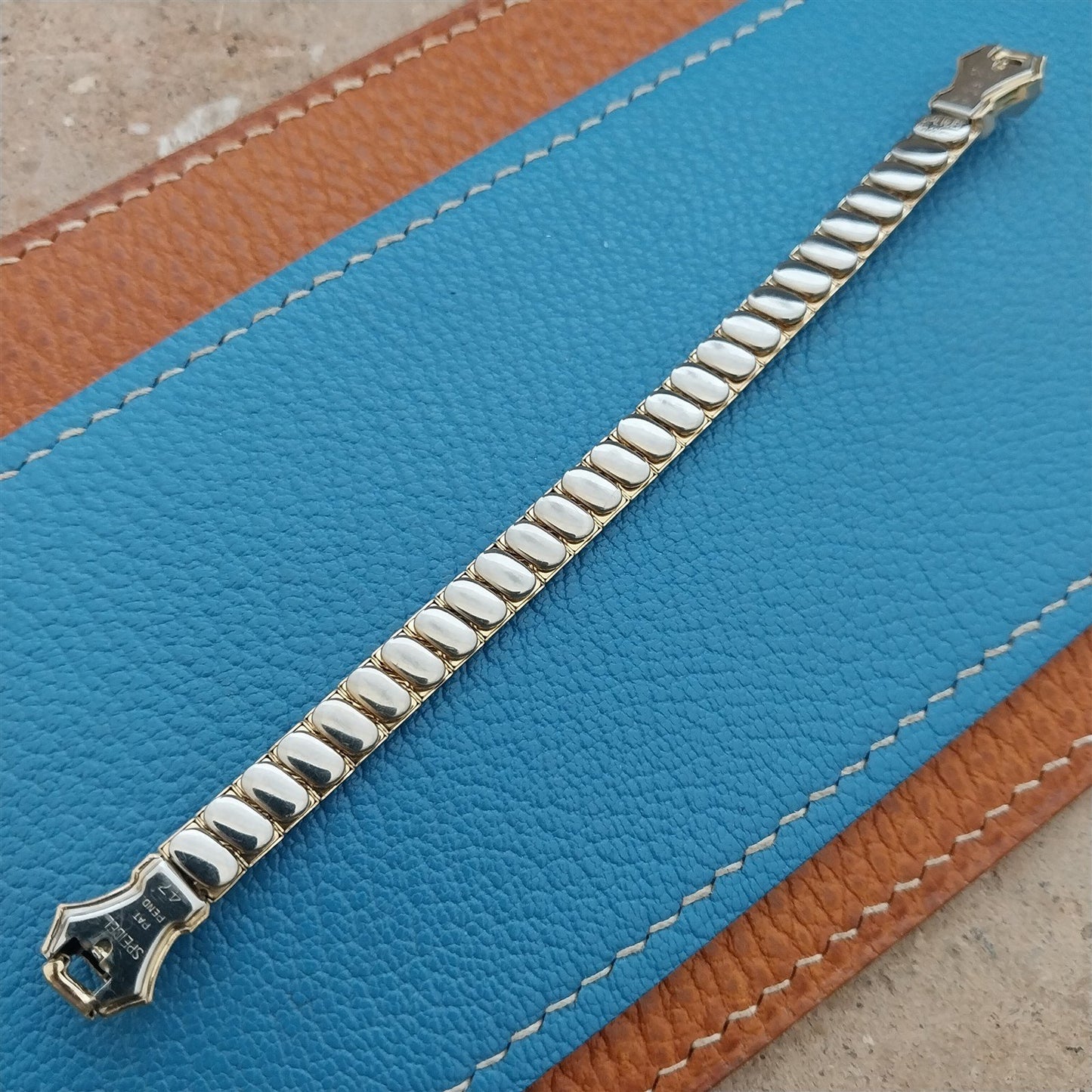 1947 Vintage Ladies Yellow Gold-Filled Speidel Unused Cocktail Watch Band