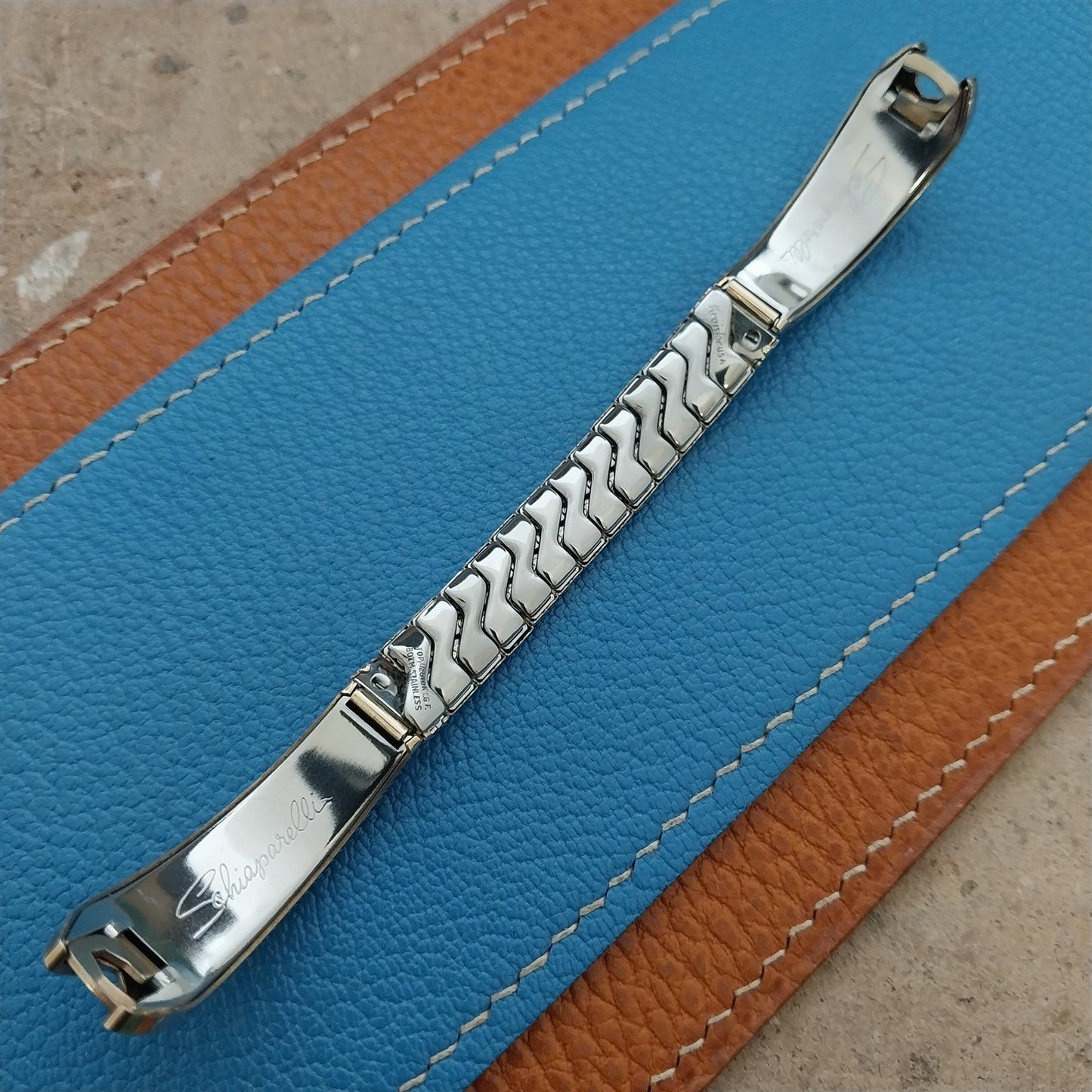 Gold-Filled Elsa Schiaparelli Kreisler Unused Vintage Cocktail Watch Band