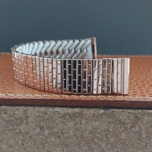 5/8" 1940s 10k Rose Gold Filled Classique Unused Vintage Watch Band