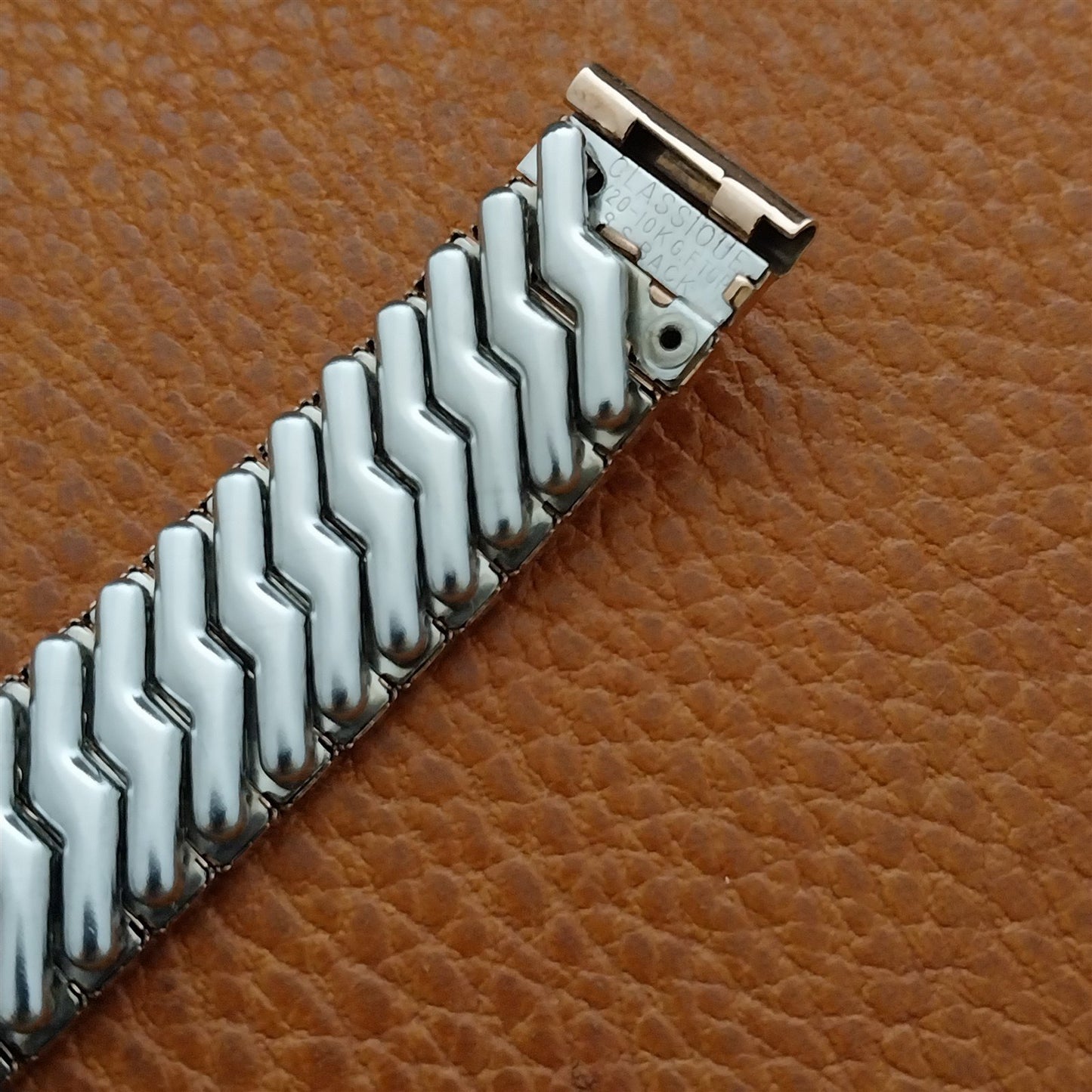 5/8" 1940s 10k Rose Gold Filled Classique Unused Vintage Watch Band
