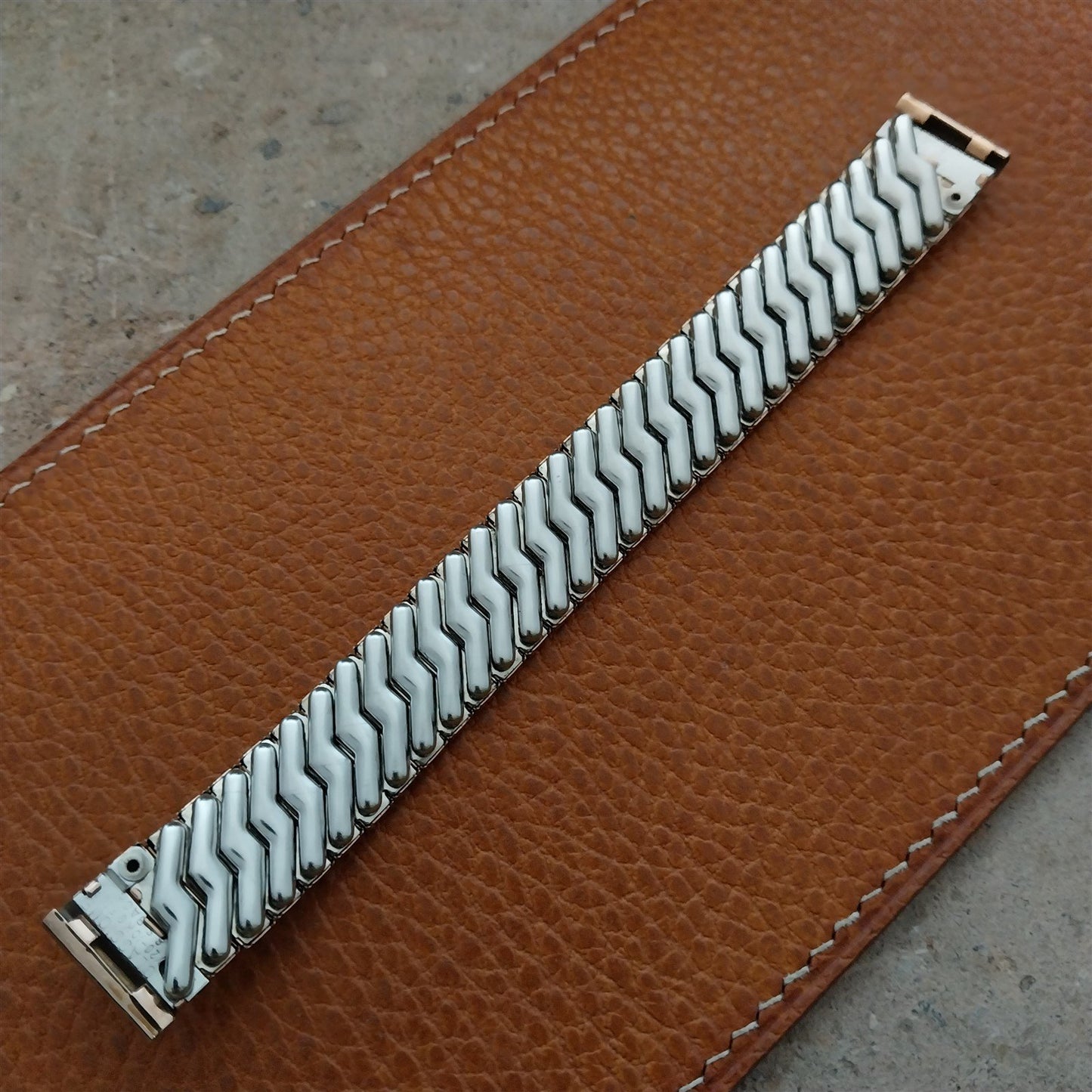 5/8" 1940s 10k Rose Gold Filled Classique Unused Vintage Watch Band