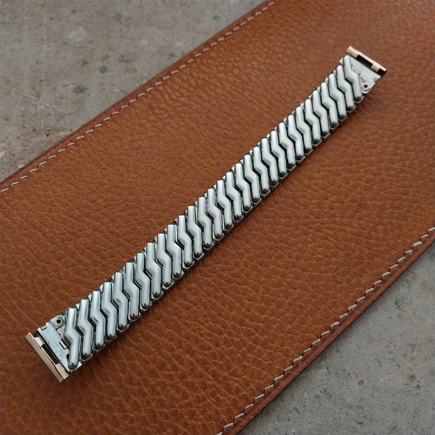 5/8" 1940s 10k Rose Gold Filled Classique Unused Vintage Watch Band